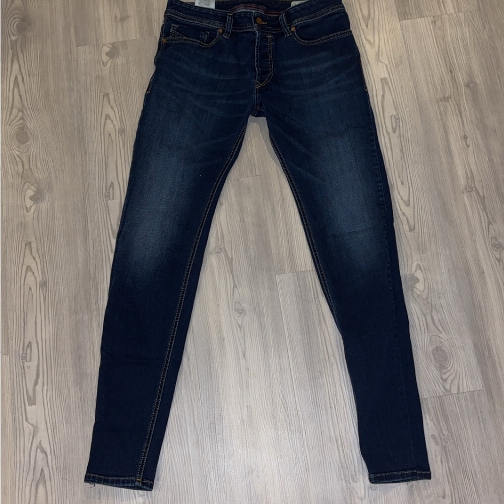 Diesel Men's Dark Blue Slim Fit Jeans